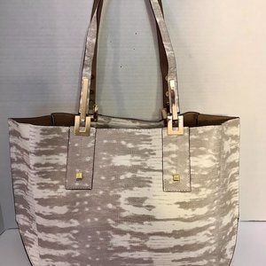 Antonio Melani Large Leather Tote Shoulder Bag